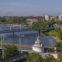 Панорама реки Которосль в Ярославле :: Сергей Цветков