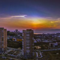 Закат над Амурским заливом :: Евгений Кучеренко