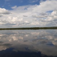 Пейзажи на Заимке Рыбной. Между небом и водой. :: Галина Минчук