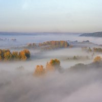 Туман над долиной Сылвы :: Алексей Сметкин