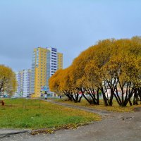 Октябрь в нашем городке. :: Александр Зуев