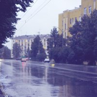 мокрая дорога :: Мария Комарова