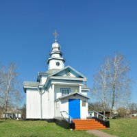 Деревянная Церковь (панорама) с.Сухолесы. :: Vladimir Kushpil