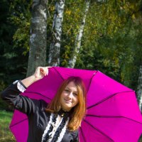 Под зонтиком :: Екатерина Малащенкова