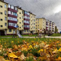Осень во дворе. :: Victor Nikonenko