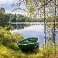 Пейзаж с лодкой :: Юлия Батурина