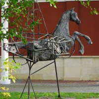 Скульптура лошади в Измайловском саду :: Маргарита Батырева