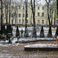 Городской сад в ноябре. :: Милешкин Владимир Алексеевич 