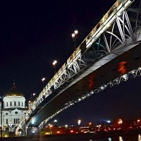 Храм Христа Спасителя и Патриарший мост. Москва :: Oleg4618 Шутченко