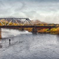 Железнодорожный мост через реку Уктур :: Игорь Сарапулов