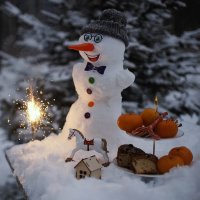 Веселый Снеговик... :: Liliya 