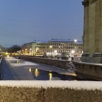 Канал Грибоедова зимним вечером. :: Жанна Викторовна