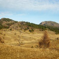 Скалистые холмы в предгорье Кузнецкого Алатау :: Максим Ахпашев