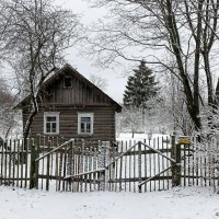 Деревенский зимний пейзаж. :: Милешкин Владимир Алексеевич 