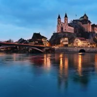 Aarburg, evening :: Elena Wymann