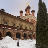 Церковь Сергия Радонежского Высоко-Петровского монастыря , январь 2021 :: Александр Шурпаков