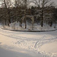 Островок под снегом. :: Александр Сергеевич 
