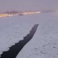 Нева снегопад :: Митя Дмитрий Митя