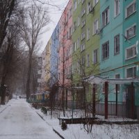 разноцветный дом в Ростове :: Vlad Proshin 