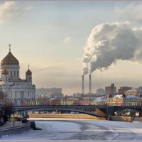 Морозный день на Москве-реке :: Татьяна repbyf49 Кузина