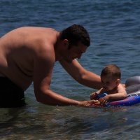Учись плавать, сынок :: dmitriy-vdv 