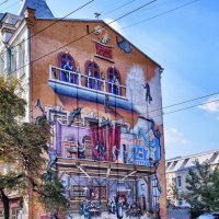 Большой Street art на Большой Житомирской,г.Киев :: Дмитрий С