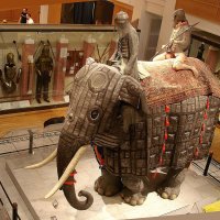 Боевой слон в музее оружия в Лидсе (Англия) :: Тамара Бедай 