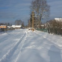 ЗИМА В ДЕРЕВНЕ :: Виктор Елисеев