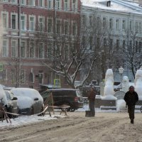 зимнее утро у Львиного моста :: sv.kaschuk 