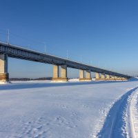 Камский мост Усолье-Березники :: Алексей Сметкин