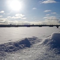 зима на Петровской набережной :: Елена 
