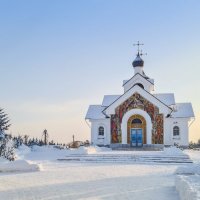 Храм среди снега. :: Igor Martynov 