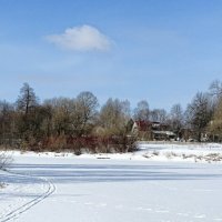 Весенний деревенский пейзаж. :: Милешкин Владимир Алексеевич 