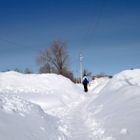 А у нас в мартобре снега много на дворе! :-) :: Андрей Заломленков