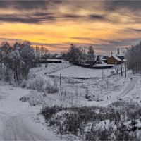 "Зимний вечер. Окрестности"© :: Владимир Макаров