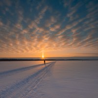 Закат на Плещеево озере :: Андрей Бо