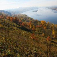 Осень. Вид на Оку :: Григорий охотник