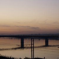 Мост через Каму в Перми :: Екатерина Ельчина
