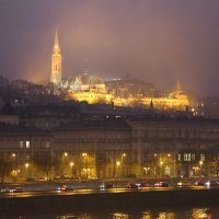 туманно и дождливо в Будапеште вечером :: Andrey Bragin 