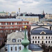 Москва. Храм Воскресения Христова в Кадашах. Вид с колокольни. :: Надежда Лаптева