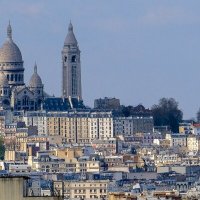 вид на Сакре Кёр (Sacre-Coeur) с расстояния :: Георгий А