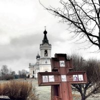 Деревня Сологубовка церковь Успения Богородицы. :: Игорь Корф