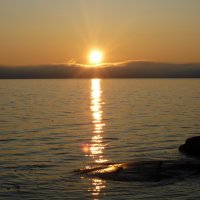 Рассвет на Кий-острове, Белое море (5 утра) :: Ирина Л