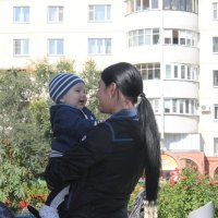 Ольга с сыном :: Nell 
