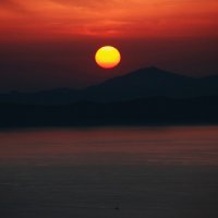закат в Греции на одном из островов ... :: Елена Невская