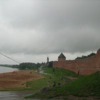 Новгород, дождливый пляж :: Светлана 