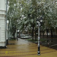 снежный октябрь :: Юрий Береза