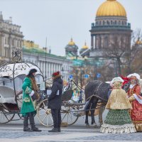 На Дворцовой площади Санкт-Петербурга :: юрий затонов