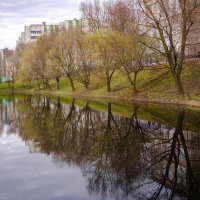 Озеро на проспекте Стачек Санкт-Петербурга :: Роман Алексеев