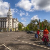 По Воронежу на великах :: Сергей Цветков